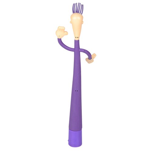 Additional Image 1 - a purple pencil with a white handle