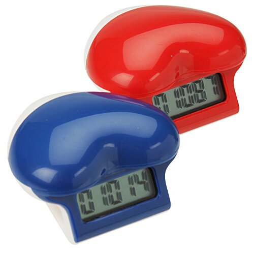 Additional Image 3 - a red and blue clock