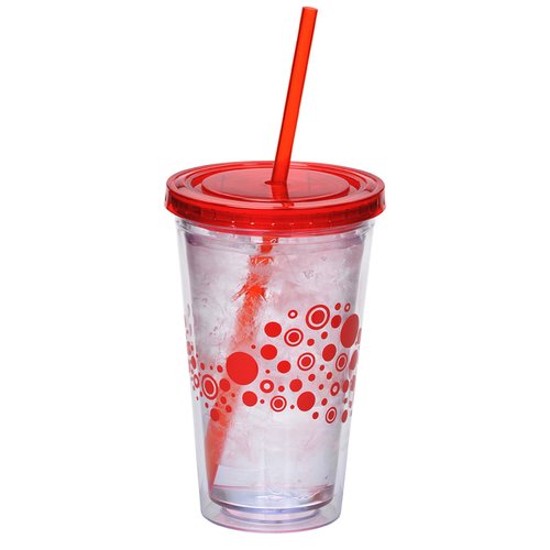 Additional Image 2 - a plastic cup with a straw