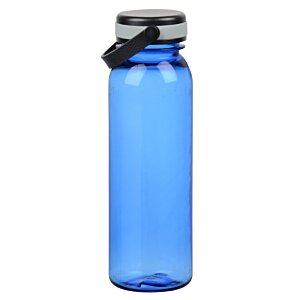 Additional Image 2 - a blue water bottle with a black cap