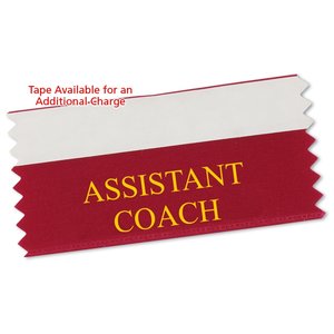 Additional Image 1 - a red and white card with yellow text