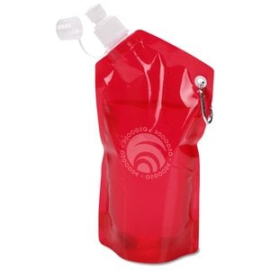 Additional Image 2 - a red plastic bag with two straws
