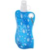 View Image 2 of 4 of Folding Water Bottle - Water Drop - 13.5 oz.