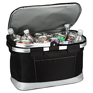 Additional Image 1 - a black and silver cooler