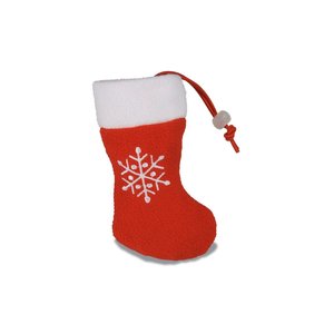 Additional Image 2 - a red and white christmas stocking