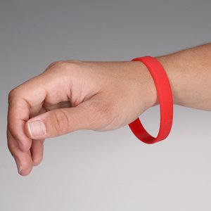 Additional Image 3 - a hand with a red wristband