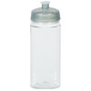 View Image 4 of 4 of PolySure Squared-Up Water Bottle - 24 oz. - Clear