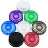 a group of colorful plastic caps