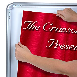 Additional Image 3 - a person holding a red curtain