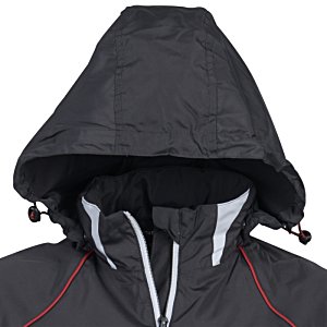Additional Image 3 - a black jacket with a hood