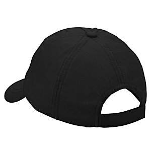 Additional Image 1 - a black hat with a hole in the back