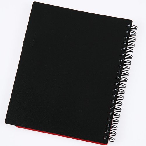 Additional Image 1 - a black notebook on a white background