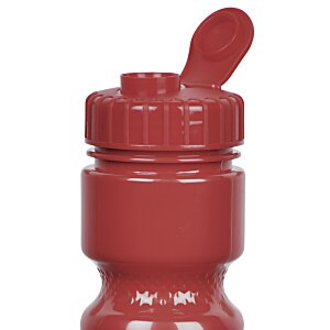 Additional Image 3 - a red plastic bottle with a lid