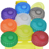 View Image 3 of 4 of Jogger Infuser Sport Bottle - 25 oz. - Translucent - Flip Top Lid