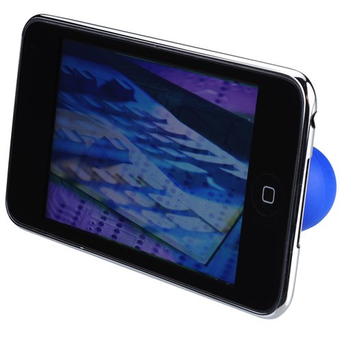 Additional Image 2 - a cell phone with a blue screen