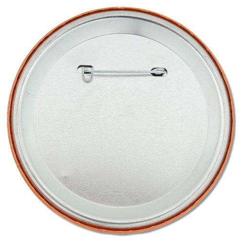 Additional Image 1 - a white button with a metal pin