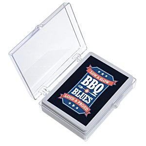 Additional Image 1 - a plastic box with a blue and red logo