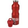 View Image 2 of 2 of Clipper Wide Mouth Stainless Steel Water Bottle - 25 oz.