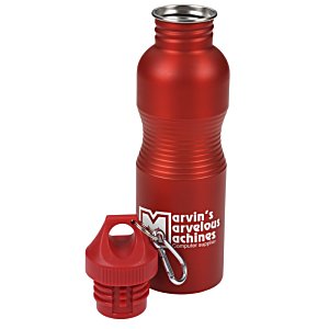 Additional Image 1 - a red water bottle and a red water bottle