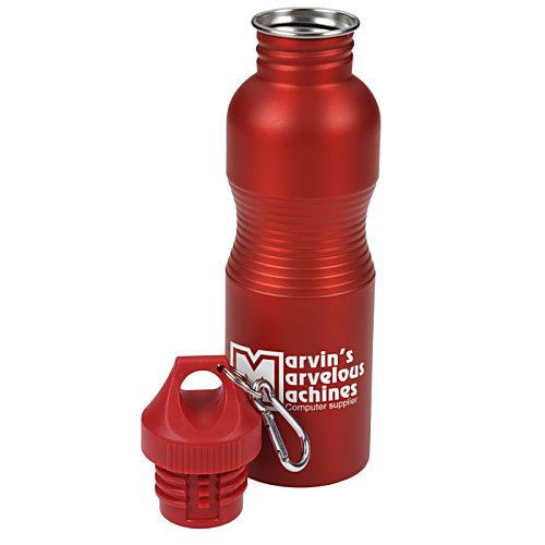 Additional Image 1 - a red water bottle and a red water bottle