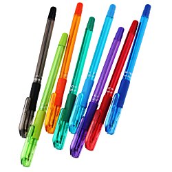 a group of colorful pens