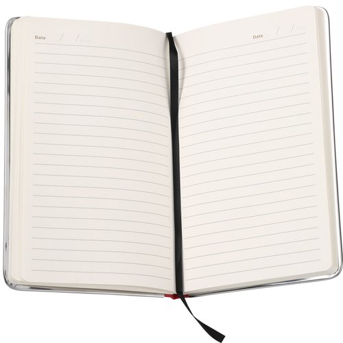 Additional Image 2 - a white notebook with a black bookmark