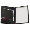 View Image 2 of 2 of Silver Edge Portfolio with Notepad
