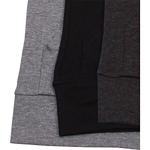Additional Image 2 - a close-up of a black and grey piece of clothing