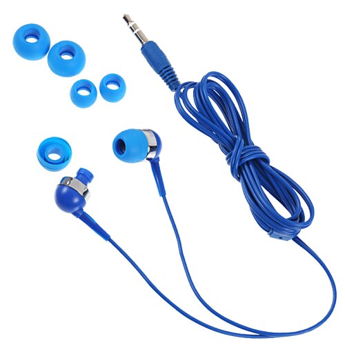Additional Image 1 - a blue earbuds and a cord