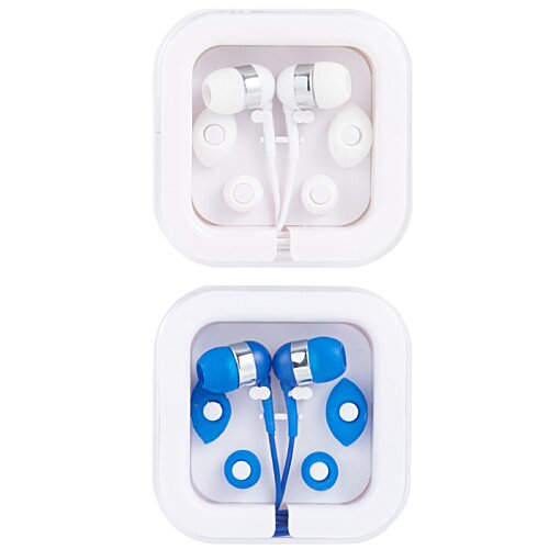 Additional Image 2 - a white square with blue and white objects in it