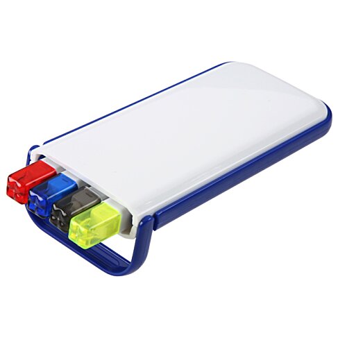 Additional Image 2 - a white rectangular object with blue trim