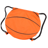 View Image 2 of 4 of Game Time! Basketball Drawstring Backpack