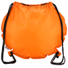 View Image 3 of 4 of Game Time! Basketball Drawstring Backpack