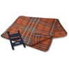 View Image 3 of 3 of Galloway Travel Blanket - Rust Plaid