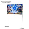 View Image 2 of 5 of Tabletop Banner System with Back Wall - 6'