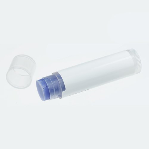 Additional Image 1 - a small white tube with a blue cap