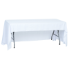 View Image 2 of 3 of Open-Back Polyester Table Throw - 6' - Front Panel - Full Colour