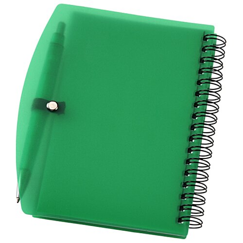 Additional Image 1 - a green notebook with a black handle