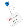 View Image 2 of 2 of Carabiner Retractable Badge Holder - Translucent