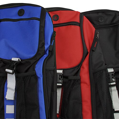 Additional Image 1 - a group of backpacks on a white background