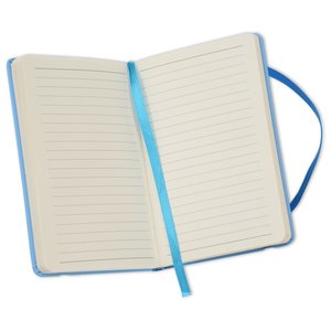 Additional Image 1 - a white notebook with a blue band