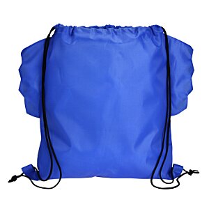 Additional Image 1 - a blue backpack with black straps