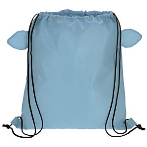 Additional Image 1 - a blue backpack with black straps