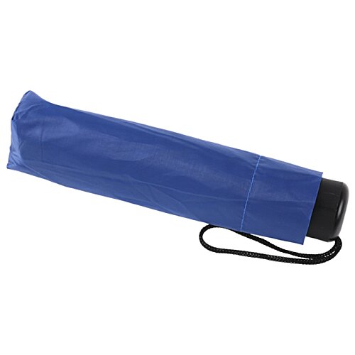 Additional Image 1 - a blue umbrella with a black strap