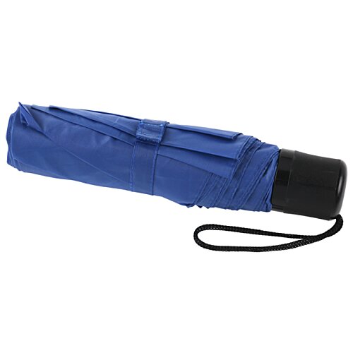 Additional Image 2 - a blue umbrella with a black strap