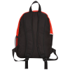 a black and red backpack