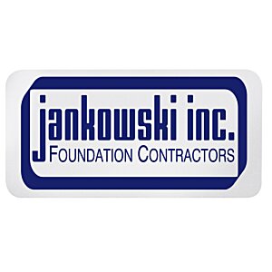 Additional Image 1 - a blue and white rectangular sign