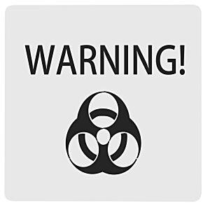 Additional Image 1 - a black and white sign with a symbol