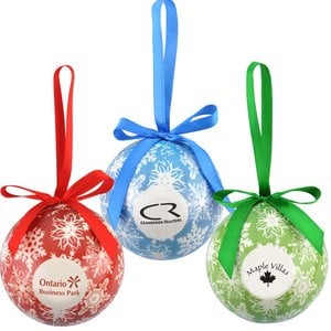 Additional Image 1 - a group of ornaments with ribbons