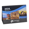 View Image 3 of 5 of World Scenic Desk Calendar - French/English